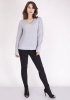 Sweter damski MKM Victoria SWE 123 Jasny szary